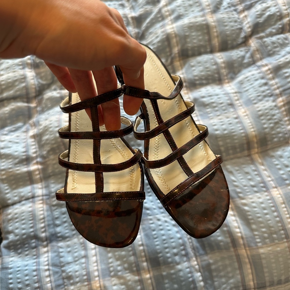 Stylish Brown Strappy Sandals